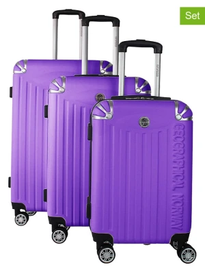 Geographical Norway 3-częściowy zestaw "Softless" w kolorze fioletowym rozmiar: onesize