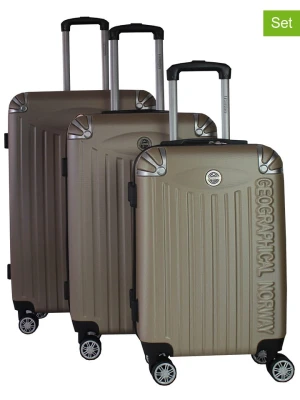 Geographical Norway 3-częściowy zestaw "Softless" w kolorze złotym rozmiar: onesize