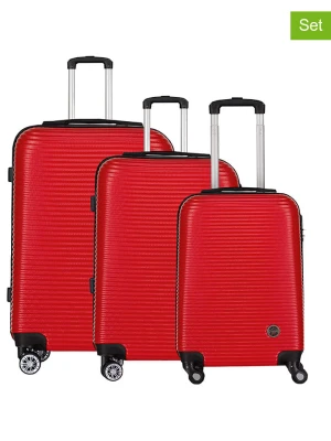 Geographical Norway 3-częściowy zestaw "Solomun" w kolorze czerwonym rozmiar: onesize