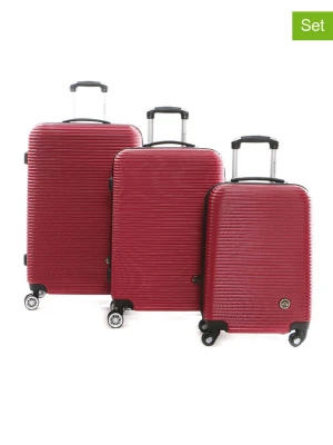 Geographical Norway 3-częściowy zestaw "Solomun" w kolorze czerwonym rozmiar: onesize