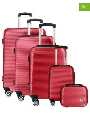 Geographical Norway 5-częściowy zestaw "Salomun" w kolorze czerwonym rozmiar: onesize