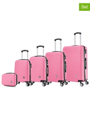 Geographical Norway 5-częściowy zestaw "Solomun" w kolorze jasnoróżowym rozmiar: onesize