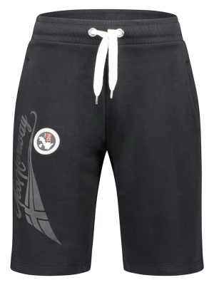 Geographical Norway Bermudy dresowe "Parithe" w kolorze czarnym rozmiar: XL