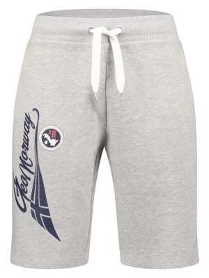 Geographical Norway Bermudy dresowe "Parithe" w kolorze szarym rozmiar: L