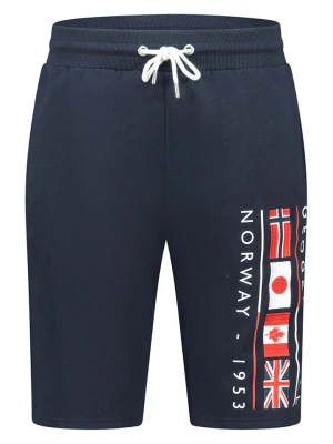 Geographical Norway Bermudy dresowe "Paurant" w kolorze granatowym rozmiar: XXL