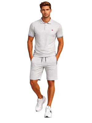 Geographical Norway Bermudy dresowe "Poliar" w kolorze szarym rozmiar: XXL