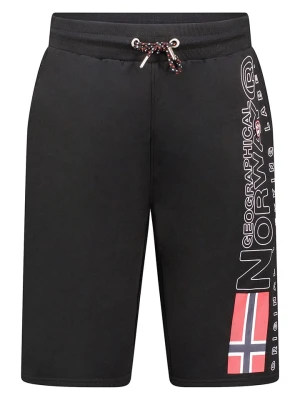 Geographical Norway Bermudy dresowe w kolorze czarnym rozmiar: S