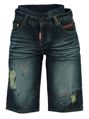 Geographical Norway Bermudy dżinsowe "Promenade" w kolorze granatowym rozmiar: 140