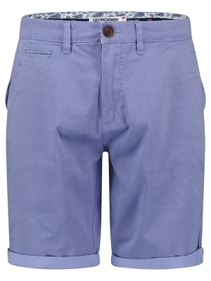 Geographical Norway Bermudy "Pacome" w kolorze niebieskim rozmiar: XXL