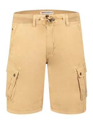 Geographical Norway Bermudy "Pakito" w kolorze beżowym rozmiar: XXL