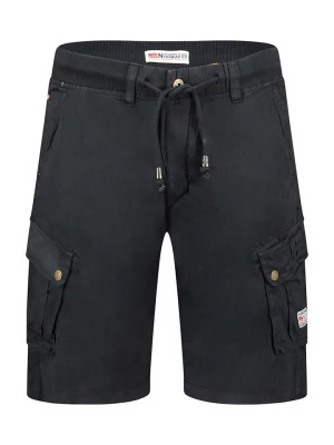 Geographical Norway Bermudy "Pakito" w kolorze czarnym rozmiar: S