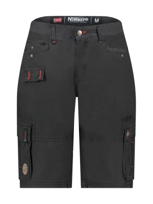 Geographical Norway Bermudy "Palmdale" w kolorze czarnym rozmiar: S