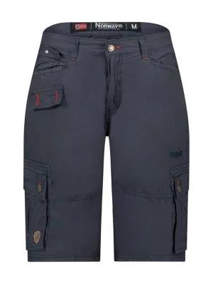 Geographical Norway Bermudy "Palmdale" w kolorze granatowym rozmiar: L