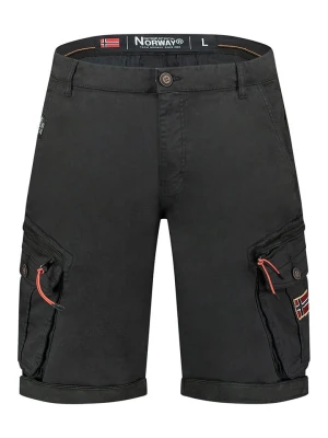 Geographical Norway Bermudy "Parento" w kolorze czarnym rozmiar: S