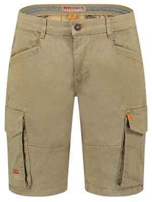 Geographical Norway Bermudy "Patrimoine" w kolorze beżowym rozmiar: S