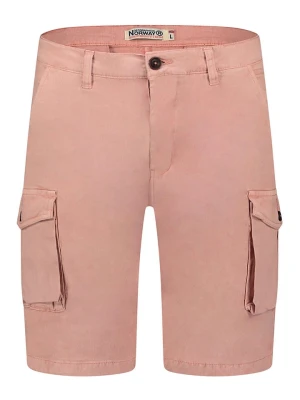 Geographical Norway Bermudy "Patrium" w kolorze jasnoróżowym rozmiar: S