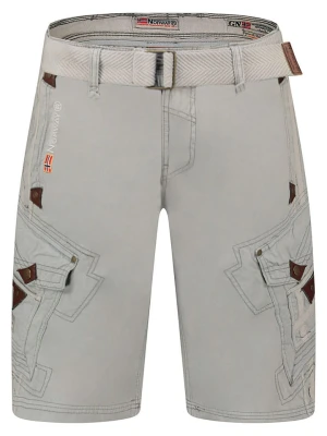 Geographical Norway Bermudy "Peanut" w kolorze szarym rozmiar: S