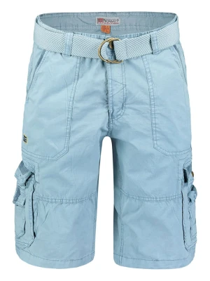Geographical Norway Bermudy "Perou" w kolorze błękitnym rozmiar: L