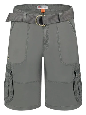 Geographical Norway Bermudy "Perou" w kolorze szarym rozmiar: 3XL