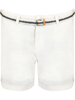 Geographical Norway Bermudy "Petale" w kolorze białym rozmiar: XL