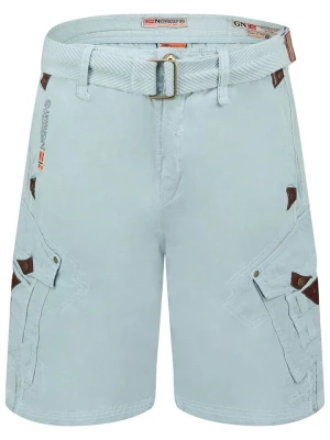 Geographical Norway Bermudy "Peunut" w kolorze błękitnym rozmiar: S