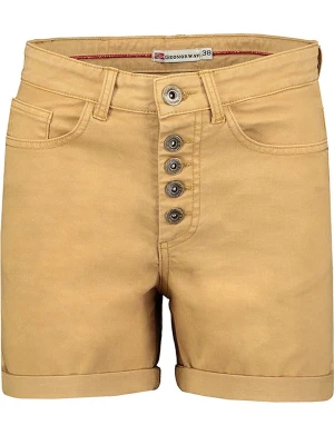 Geographical Norway Bermudy "Pisak" w kolorze beżowym rozmiar: S
