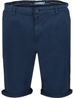 Geographical Norway Bermudy "Pivoine" w kolorze granatowym rozmiar: L