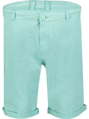 Geographical Norway Bermudy "Pivoine" w kolorze turkusowym rozmiar: S