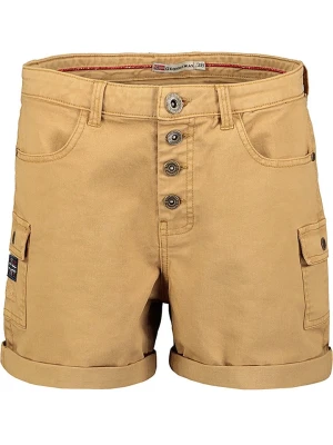 Zdjęcie produktu Geographical Norway Bermudy "Polla" w kolorze jasnobrązowym rozmiar: XXL