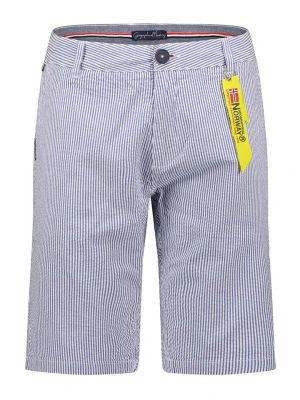 Geographical Norway Bermudy "Porto" w kolorze niebieskim rozmiar: S