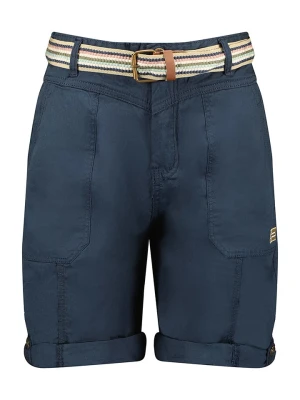 Geographical Norway Bermudy "Prioria" w kolorze granatowym rozmiar: M