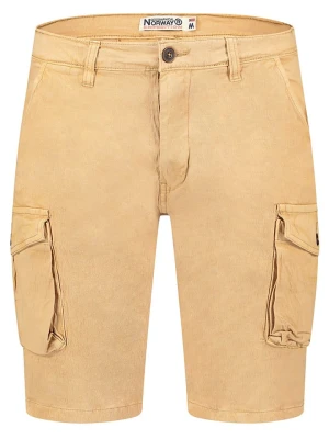 Geographical Norway Bermudy w kolorze beżowym rozmiar: S