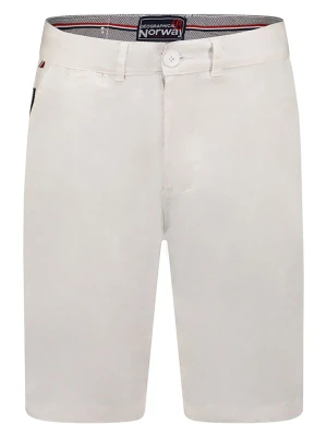 Geographical Norway Bermudy w kolorze białym rozmiar: S