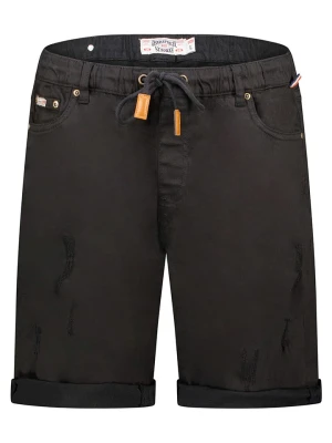 Geographical Norway Bermudy w kolorze czarnym rozmiar: S