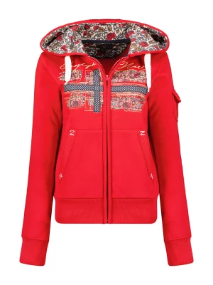 Geographical Norway Bluza "Fabeaute" w kolorze czerwonym rozmiar: S