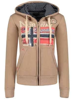 Geographical Norway Bluza "Farlotte" w kolorze beżowym rozmiar: XL