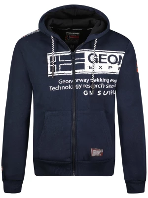 Geographical Norway Bluza "Fernando" w kolorze granatowym rozmiar: M