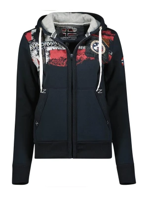Geographical Norway Bluza "Fespote" w kolorze granatowym rozmiar: M