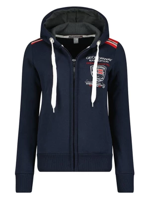 Geographical Norway Bluza "Finion" w kolorze granatowym rozmiar: L