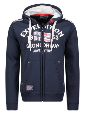 Geographical Norway Bluza "Flag" w kolorze granatowym rozmiar: XXL