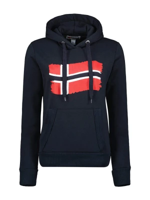 Geographical Norway Bluza "Florence" w kolorze granatowym rozmiar: L