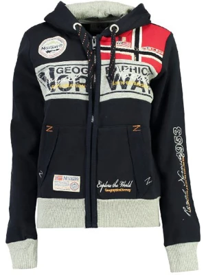 Geographical Norway Bluza "Flyer" w kolorze granatowym rozmiar: M