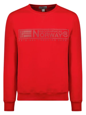 Geographical Norway Bluza "Gantoine" w kolorze czerwonym rozmiar: S