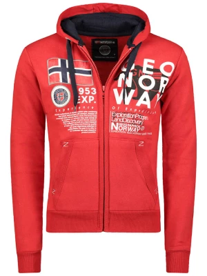 Geographical Norway Bluza "Gasado" w kolorze czerwonym rozmiar: XXL