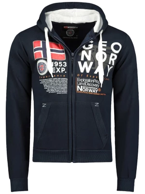 Geographical Norway Bluza "Gasado" w kolorze granatowym rozmiar: S