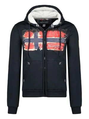 Geographical Norway Bluza "Gayto" w kolorze granatowym rozmiar: S