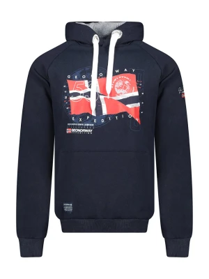 Geographical Norway Bluza "Gdrap" w kolorze granatowym rozmiar: 3XL