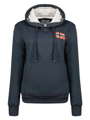 Geographical Norway Bluza "Genifer" w kolorze granatowym rozmiar: S
