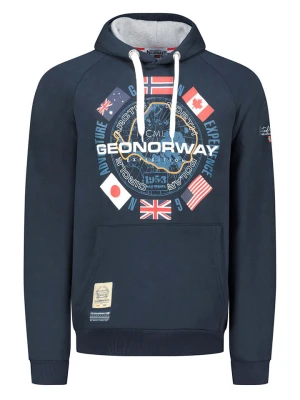 Geographical Norway Bluza "Girkel" w kolorze granatowym rozmiar: XL