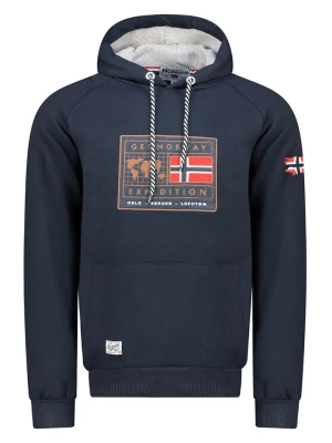 Geographical Norway Bluza "Gofoten" w kolorze granatowym rozmiar: XXL